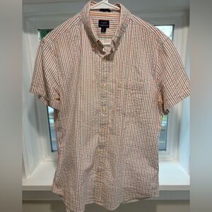 J. Crew Men's Striped Seersucker Shirt